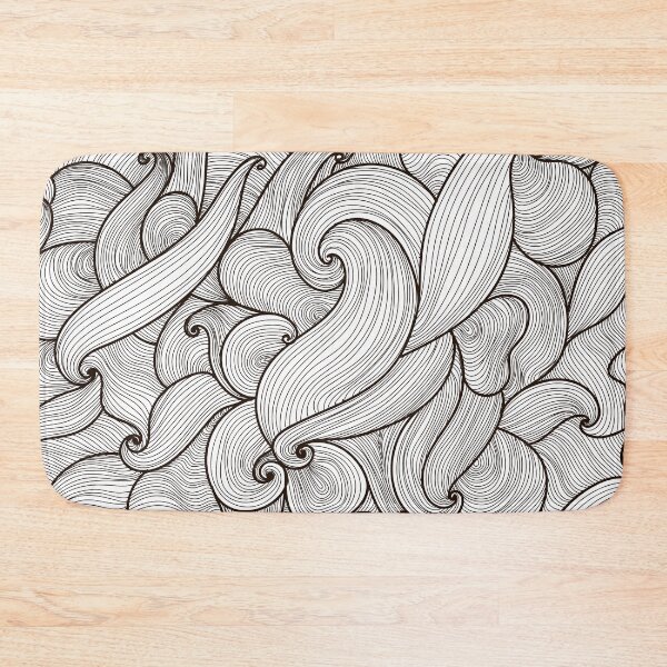 Item preview, Abstract hand-drawn waves texture, wavy background. Colorful waves backdrop designed and sold by smotrivnebo.