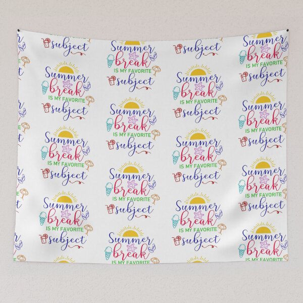 Item preview, Summer Break Is Favorite Subject- Last Day of School designed and sold by younghopes.
