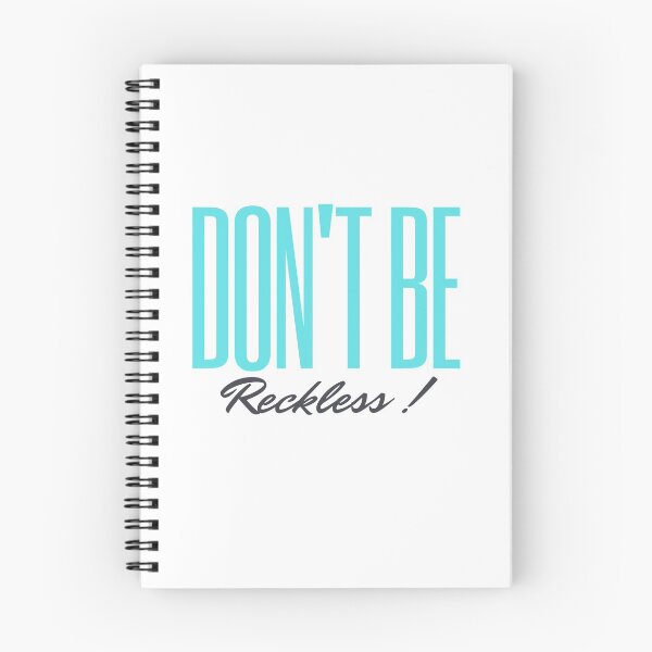 Item preview, don't be reckless designed and sold by DareRabbit.