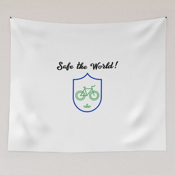 Item preview, Bicycling - Safe the World designed and sold by NoelNimmad.
