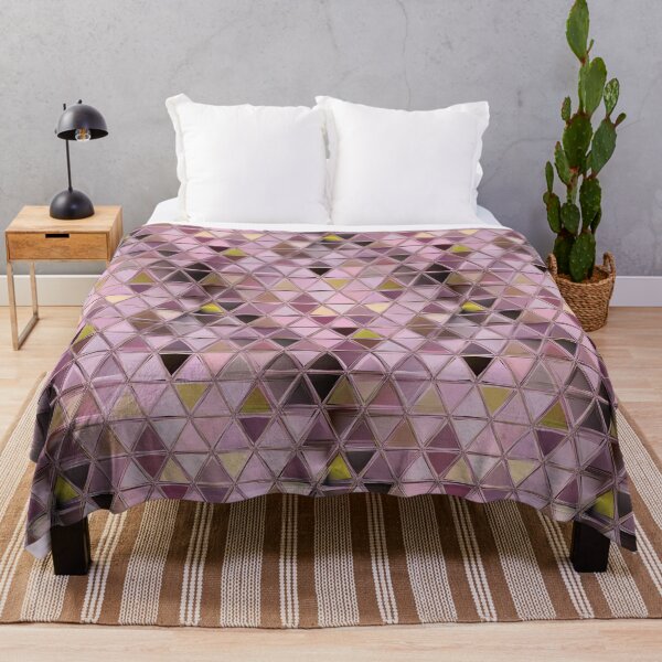 Item preview, Endless Petal Pink Triangle Mosaic designed and sold by BoundedChaos.
