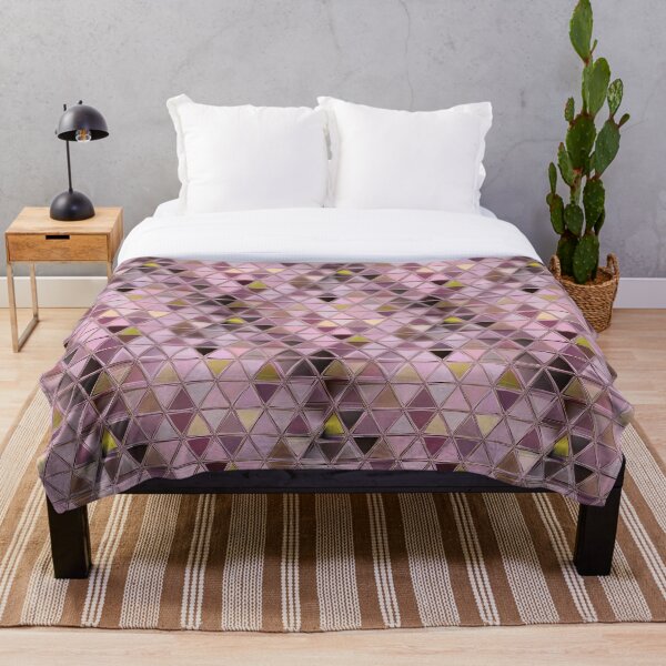 Item preview, Endless Petal Pink Triangle Mosaic designed and sold by BoundedChaos.