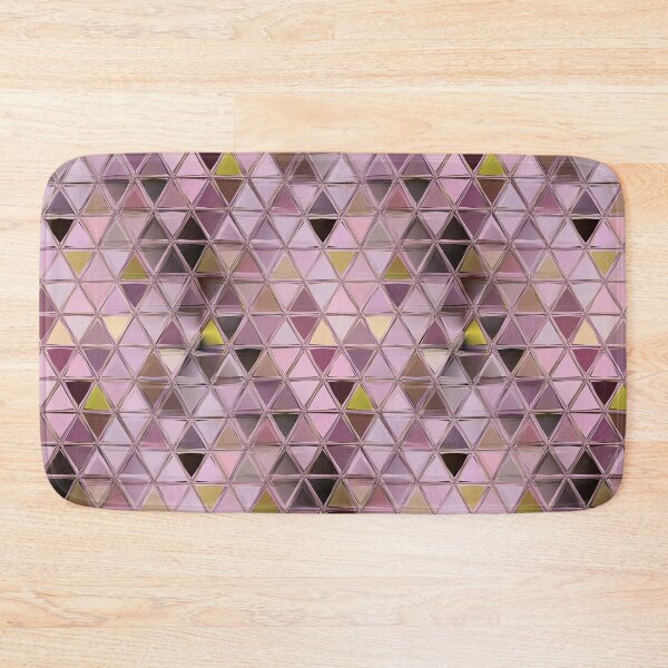 Item preview, Endless Petal Pink Triangle Mosaic designed and sold by BoundedChaos.