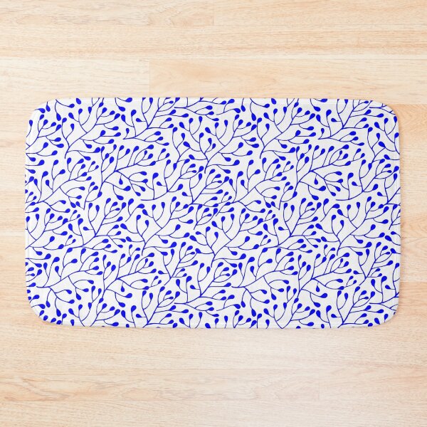 Item preview, Blue floral ornament designed and sold by smotrivnebo.