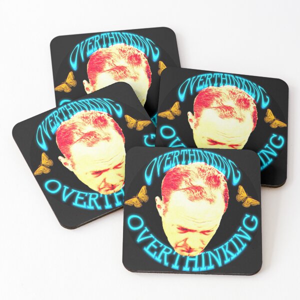 Item preview, Overthinker | Neon Blue | Retro Aesthetics designed and sold by spinolator.
