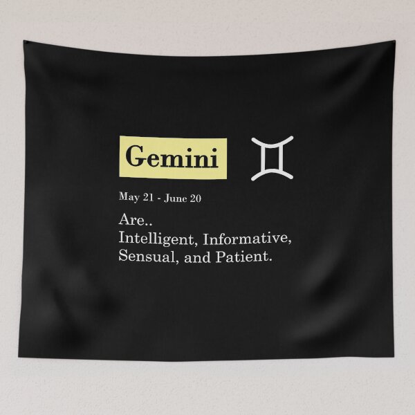 Item preview, Gemini Zodiac Sign And Personality designed and sold by RomeoSketches.