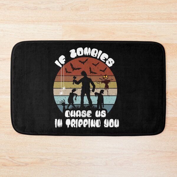 Item preview, Mens If Zombies Chase Us Im Tripping You Funny Graphic Novelty Halloween, Funny Vintage Graphic Novelty Halloween Gift For Boyfriend designed and sold by Rassitni.