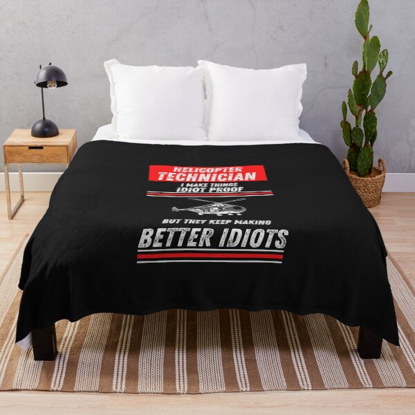 Item preview, Helicopter Technician I Make Things Idiot Proof designed and sold by SmartTShirtTime.
