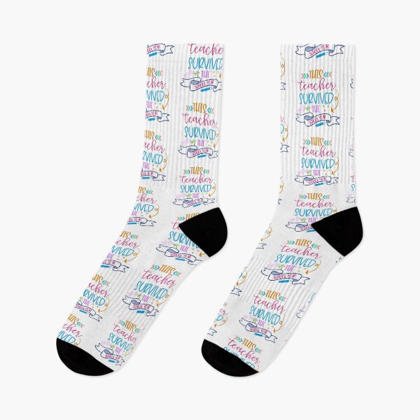 Item preview, This Teacher Survived School Year designed and sold by younghopes.