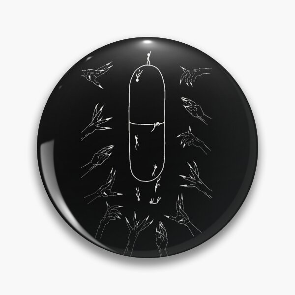 Item preview, Reaching Pill (Inverse) designed and sold by Gina Noble.
