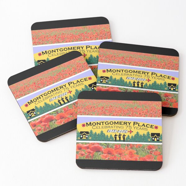 Item preview, 75th Anniversary of Montgomery Place Saskatoon - Logo with Poppies designed and sold by MPCA.