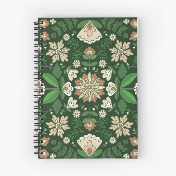 Item preview, Dark Green Floral Design  designed and sold by Lovely-Lemons.