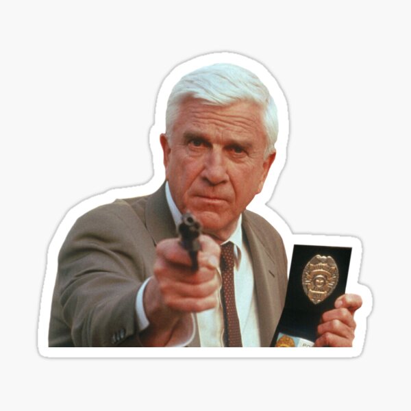 Detective Frank Drebin Sticker
