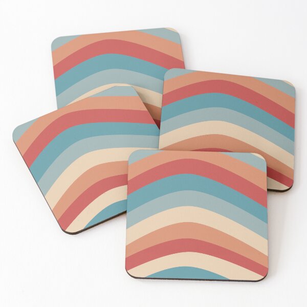 Item preview, retro boho rainbow abstract designed and sold by Northendesigns.