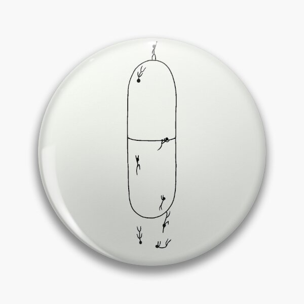Item preview, Pill (Outline) designed and sold by Gina Noble.