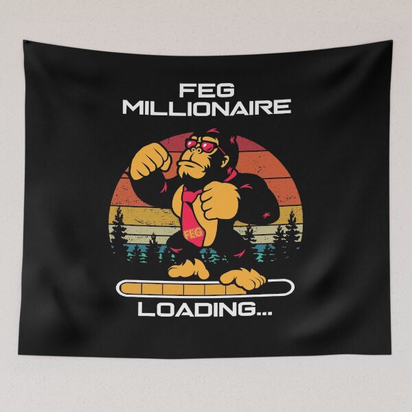 Item preview, FegToken Millionaire Feg coin Hodl Crypto designed and sold by PinkyTree.