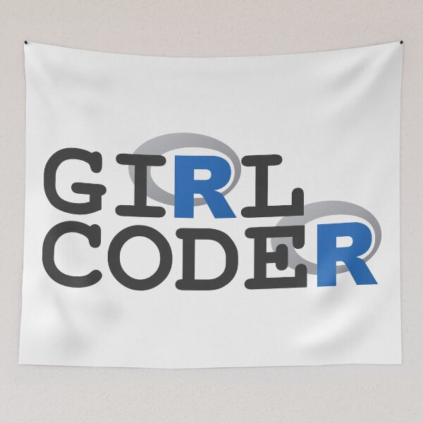 Item preview, Girl Coder in R!  designed and sold by Groenendijk.