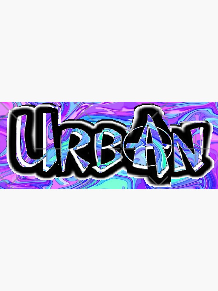 "Urban Graffiti Graphics spray can font by LoEndtshirts" Poster for