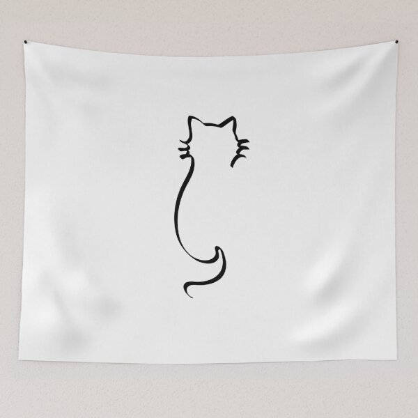 Item preview, CAT LINE ART | Pets Lover | Kitty Gato | Happy Pet Owner designed and sold by yourtravelguide.