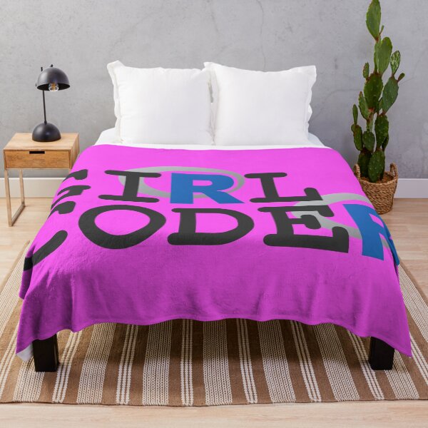 Item preview, Girl Coder in R! (on pink) designed and sold by Groenendijk.
