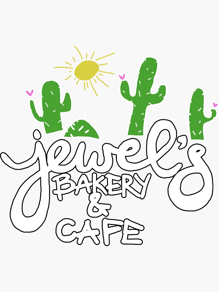 "Jewel's Bakery & Cafe" Sticker for Sale by jewelsgfcafe Redbubble