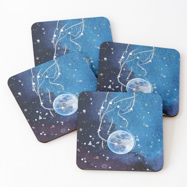 Item preview, Goddess Protecting Moon designed and sold by LoudLizzy.