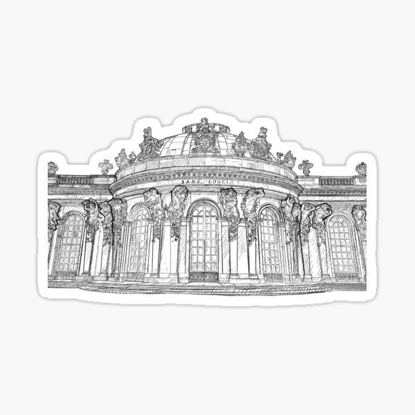Item preview, Schloss Sanssouchi Study designed and sold by potatoknishes.