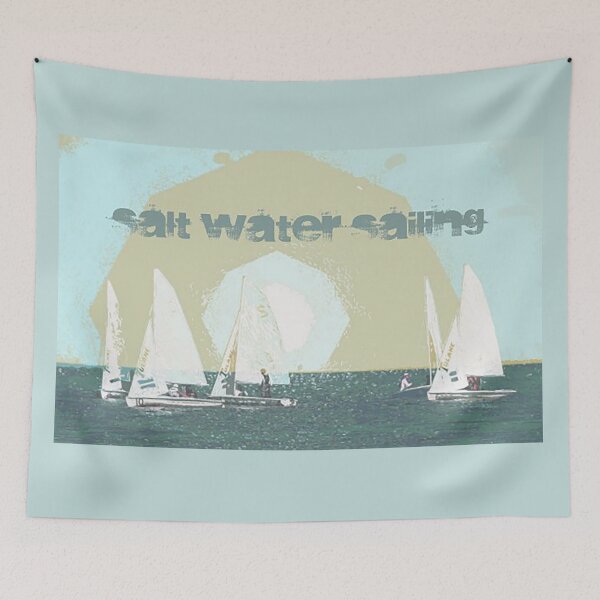 Item preview, Salt Water Sailing designed and sold by LandtoSeaHome.