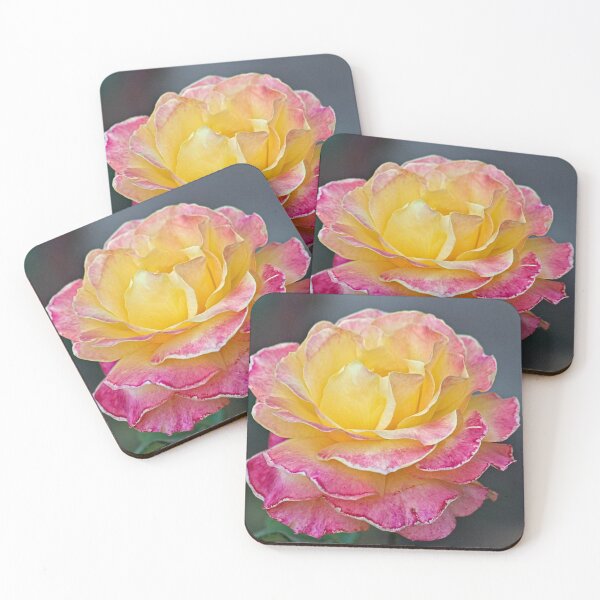 Item preview, Beautiful Speckled Pink Yellow Rose Macro designed and sold by Anna Lemos.