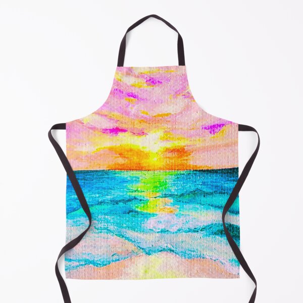 Item preview, Neon sunset beach designed and sold by fujinoart.