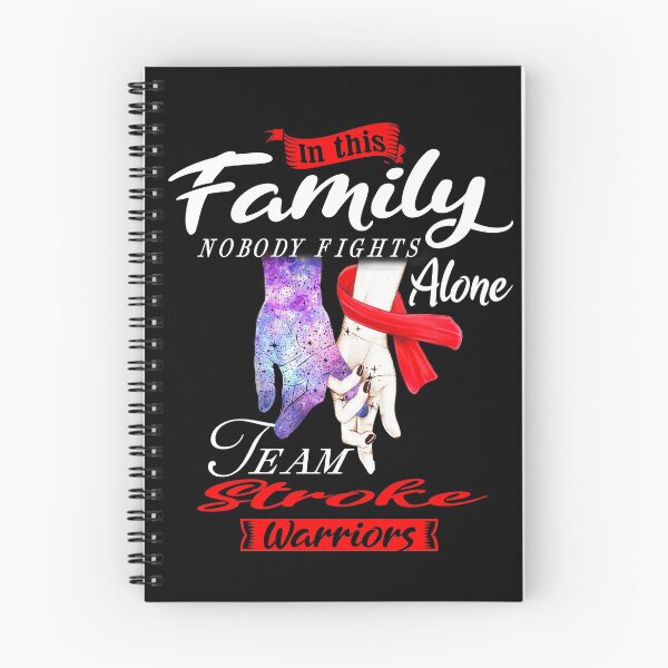 Item preview, In This Family Nobody Fights Alone Team Stroke Warrior designed and sold by deputylove.