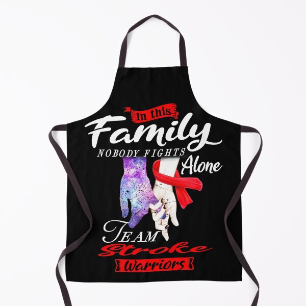 Item preview, In This Family Nobody Fights Alone Team Stroke Warrior designed and sold by deputylove.