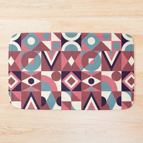 Item preview, Mid Century Geometric Shapes Pattern #2 designed and sold by AanmahStore.
