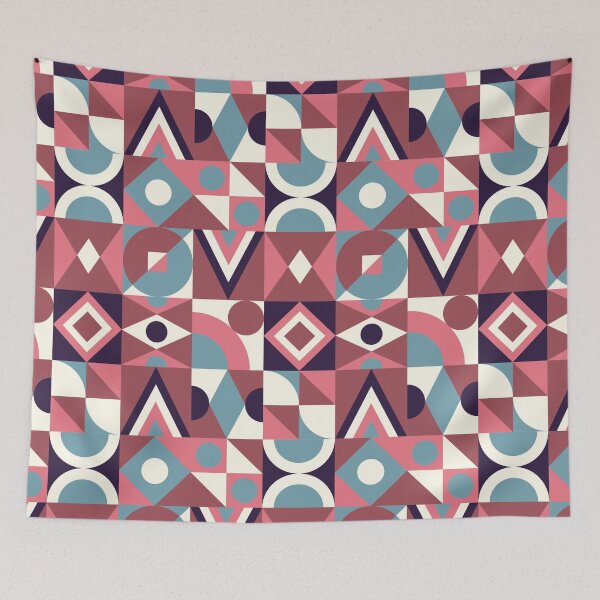 Item preview, Mid Century Geometric Shapes Pattern #2 designed and sold by AanmahStore.