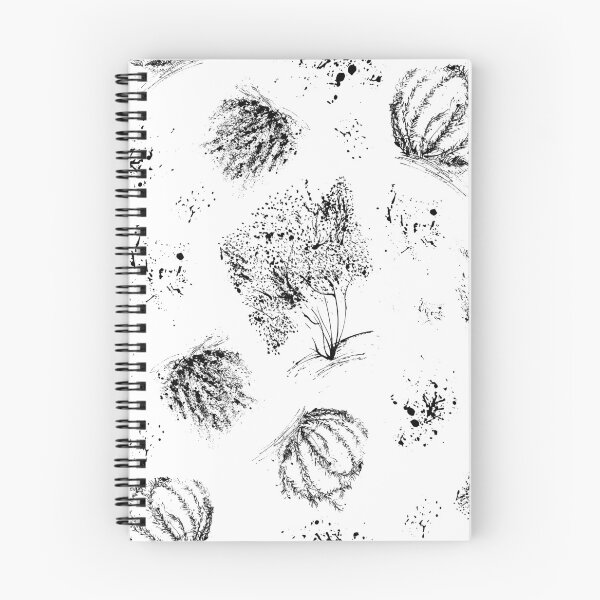 Item preview, Ink Plants - Black and White Pattern designed and sold by FEM-creative.