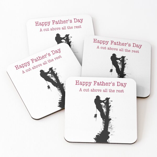 Item preview, Fathers day card for Arborist Chainsaw Tree Surgeon designed and sold by Gordon Lavender.