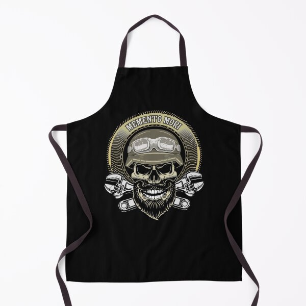 Item preview, Bearded motorcyclist, Memento Mori designed and sold by 1001karte.