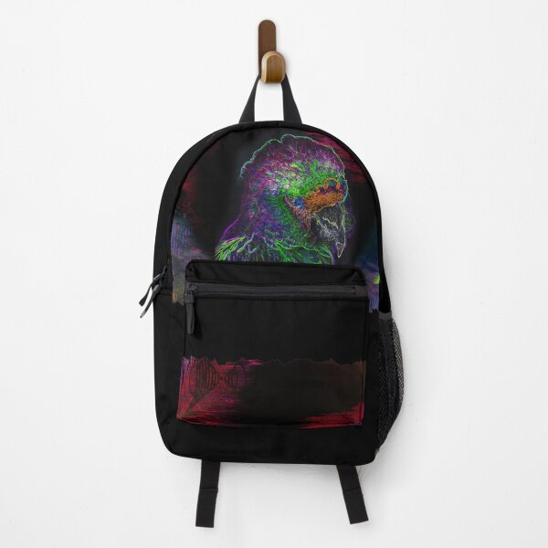 Item preview, Macaw Abstract Colorful Glow Neon Art designed and sold by McGee-Artistry.
