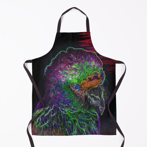 Item preview, Macaw Abstract Colorful Glow Neon Art designed and sold by McGee-Artistry.