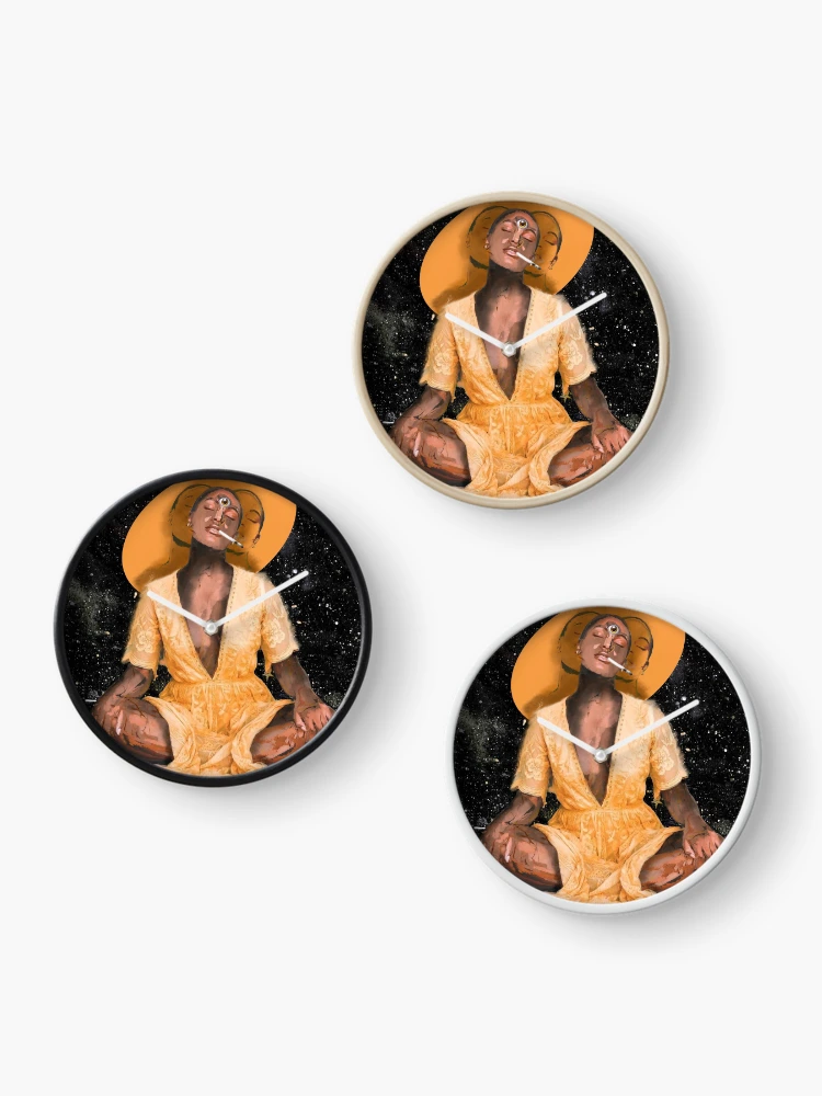 Thumbnail 3 of 4, Clock, Astro Travel designed and sold by R0X Designs .