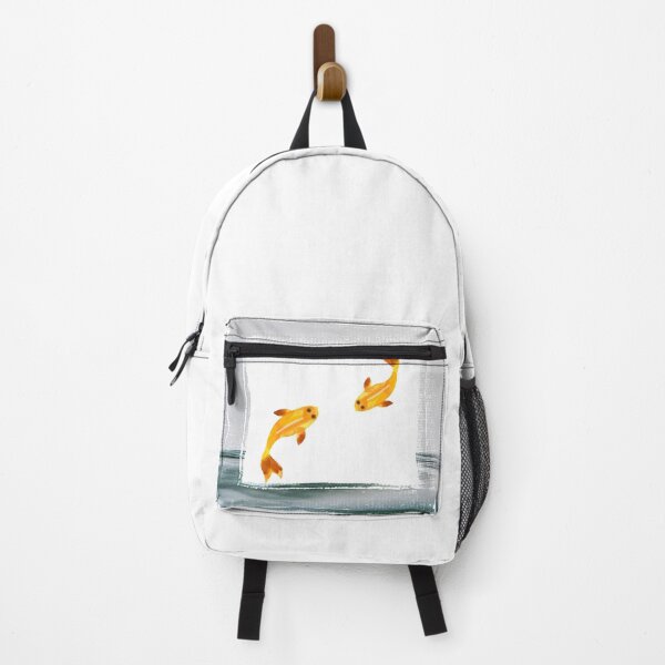 Item preview, Koi Fish Seascape - Watercolor illustration Koi Carp with Ocean Photography. Caroline Laursen Original designed and sold by Caroline Laursen.