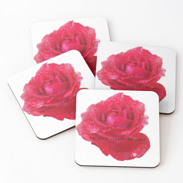Item preview, Volksbolts/KABFA Designs My love is like a Red, Red, Rose pome quote By Robert Burns designed and sold by KABFA Designs.