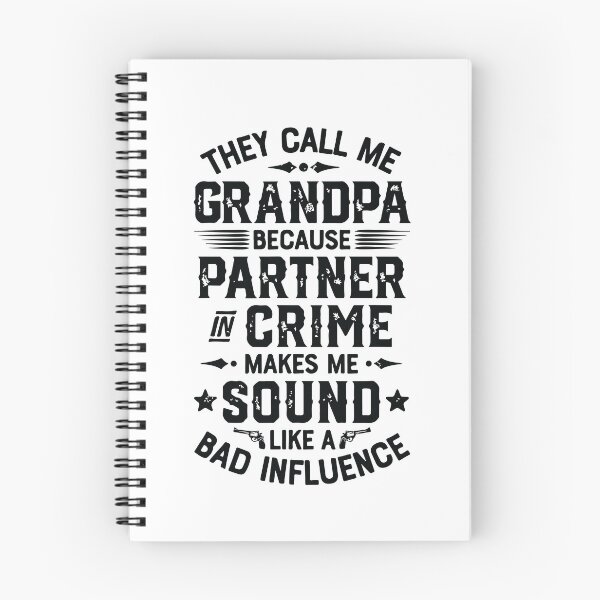 Item preview, They Call Me Grandpa Partner In Crime T shirt Fathers Day designed and sold by BanBay.