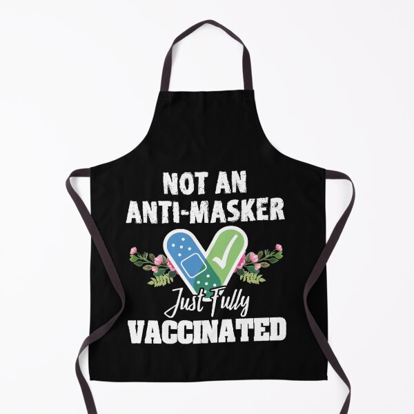 Item preview, Not An Anti-Masker Just Vaccinated Funny Retro designed and sold by Dressed For  Duty.