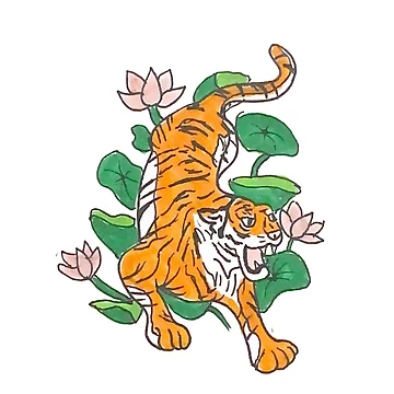 Artwork thumbnail, Lotus Tiger by RielGraphics