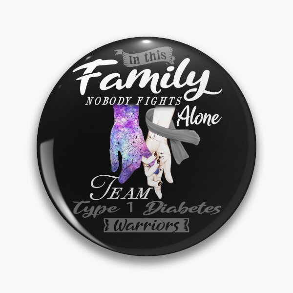 Item preview, In This Family Nobody Fights Alone Team Type 1 Diabetes Warrior designed and sold by deputylove.