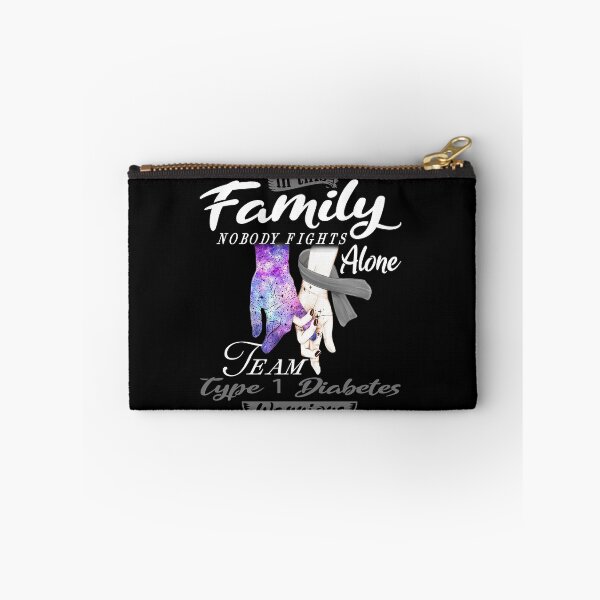 Item preview, In This Family Nobody Fights Alone Team Type 1 Diabetes Warrior designed and sold by deputylove.