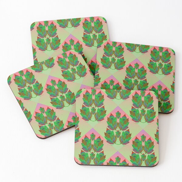 Item preview, Green leaf pattern designed and sold by Hinii.