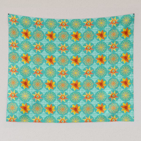 Item preview, Mod Sunburst Circles designed and sold by jenbucheli.