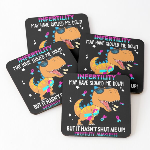 Item preview, Infertility Awareness Dinosaur Lover Infertility Warrior Gift designed and sold by Sabfit.